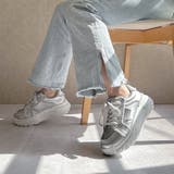 厚底 デザイン シューレース フリンジスニーカー | Noubel Voug Relax | 詳細画像28 