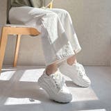 厚底 デザイン シューレース フリンジスニーカー | Noubel Voug Relax | 詳細画像33 