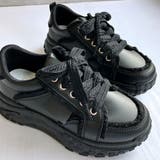 厚底 デザイン シューレース フリンジスニーカー | Noubel Voug Relax | 詳細画像9 