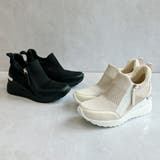 軽量 サイドジップ メッシュ 厚底スニーカー | Noubel Voug Relax | 詳細画像2 