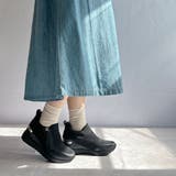 軽量 サイドジップ メッシュ 厚底スニーカー | Noubel Voug Relax | 詳細画像23 