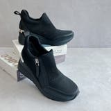 軽量 サイドジップ メッシュ 厚底スニーカー | Noubel Voug Relax | 詳細画像7 