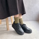 トレンド感アップ! ボリュームソール スタイリッシュスニーカー | Noubel Voug Relax | 詳細画像17 