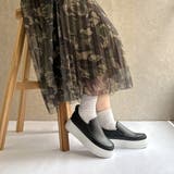 ステッチデザイン ボリュームソール スリップオンスニーカー | Noubel Voug Relax | 詳細画像8