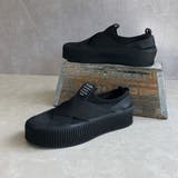 厚底★クロスバンド レースレス スリッポン スニーカー | Noubel Voug Relax | 詳細画像11