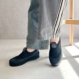 厚底★クロスバンド レースレス スリッポン スニーカー | Noubel Voug Relax | 詳細画像12