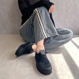 厚底★クロスバンド レースレス スリッポン スニーカー | Noubel Voug Relax | 詳細画像13