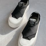 厚底★クロスバンド レースレス スリッポン スニーカー | Noubel Voug Relax | 詳細画像17