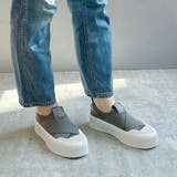 厚底★クロスバンド レースレス スリッポン スニーカー | Noubel Voug Relax | 詳細画像19