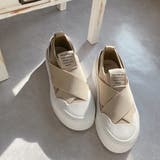 厚底★クロスバンド レースレス スリッポン スニーカー | Noubel Voug Relax | 詳細画像23