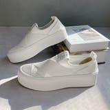 厚底★クロスバンド レースレス スリッポン スニーカー | Noubel Voug Relax | 詳細画像25