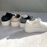 厚底★クロスバンド レースレス スリッポン スニーカー | Noubel Voug Relax | 詳細画像5