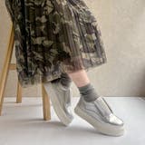 極ふわ 厚底フラットソール 甲ゴムスリッポンスニーカー | Noubel Voug Relax | 詳細画像22