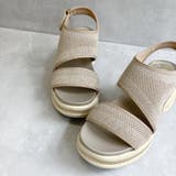 厚底フラットソール  バッグベルト ニットサンダル | Noubel Voug Relax | 詳細画像9 