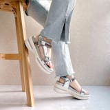 軽やかに盛れる 厚底 アーバンストラップサンダル | Noubel Voug Relax | 詳細画像22