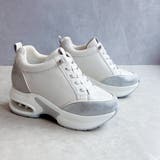 サッと履ける 軽量 厚底エア入りソール スタイリッシュレースアップスニーカー | Noubel Voug Relax | 詳細画像13