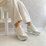 サッと履ける 軽量 厚底エア入りソール スタイリッシュレースアップスニーカー | Noubel Voug Relax | 詳細画像16