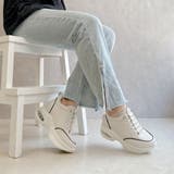 サッと履ける 軽量 厚底エア入りソール スタイリッシュレースアップスニーカー | Noubel Voug Relax | 詳細画像19