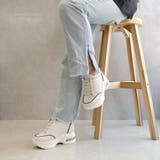 サッと履ける 軽量 厚底エア入りソール スタイリッシュレースアップスニーカー | Noubel Voug Relax | 詳細画像24