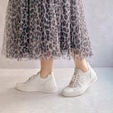 上品スニーカー サッと履ける レザーニット レースアップスニーカー | Noubel Voug Relax | 詳細画像14 