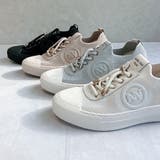 上品スニーカー サッと履ける レザーニット レースアップスニーカー | Noubel Voug Relax | 詳細画像2 