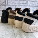 厚底 レースアップデザイン サイドファスナー スニーカー | Noubel Voug Relax | 詳細画像5