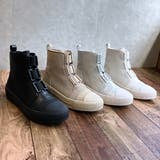 厚底 バックルデザイン スポーティ スニーカーブーツ | Noubel Voug Relax | 詳細画像2