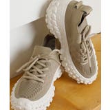 モカ | 軽量ボリュームソールニットスニーカー | Noubel Voug Relax