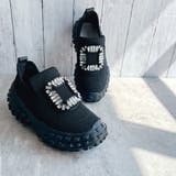 軽量ボリュームソールビジューバックルスニーカー | Noubel Voug Relax | 詳細画像8 