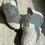 軽量ボリュームソールビジューバックルスニーカー | Noubel Voug Relax | 詳細画像22 