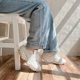 軽量ボリュームソールビジューバックルスニーカー | Noubel Voug Relax | 詳細画像25 