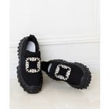 軽量ボリュームソールビジューバックルスニーカー | Noubel Voug Relax | 詳細画像3 