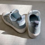 ブルーグレー | 柔らかニット甲ゴム快適スニーカー | Noubel Voug Relax