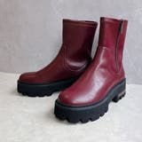 ワイン | タンクソール やわらかミドルブーツ | Noubel Voug Relax