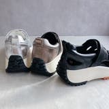 上品スニーカー グルカデザイン厚底 異素材コンビスニーカー | Noubel Voug Relax | 詳細画像3 