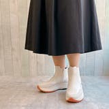 厚底トラックソール サイドゴア スニーカーブーツ | Noubel Voug Relax | 詳細画像9