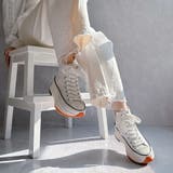 厚底 サイドファスナー ハイカット レースアップスニーカー | Noubel Voug Relax | 詳細画像16