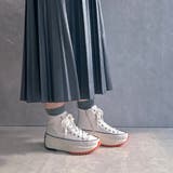 厚底 サイドファスナー ハイカット レースアップスニーカー | Noubel Voug Relax | 詳細画像21 