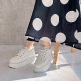 厚底 ラインストーン レースアップスニーカー | Noubel Voug Relax | 詳細画像11