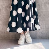 厚底 ラインストーン レースアップスニーカー | Noubel Voug Relax | 詳細画像12