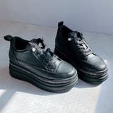 厚底 ラインストーン レースアップスニーカー | Noubel Voug Relax | 詳細画像16