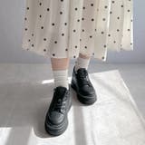 厚底 ラインストーン レースアップスニーカー | Noubel Voug Relax | 詳細画像19