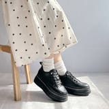 厚底 ラインストーン レースアップスニーカー | Noubel Voug Relax | 詳細画像20