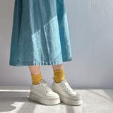 厚底 ラインストーン レースアップスニーカー | Noubel Voug Relax | 詳細画像24