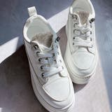 厚底 ラインストーン レースアップスニーカー | Noubel Voug Relax | 詳細画像27