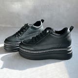 厚底 ラインストーン レースアップスニーカー | Noubel Voug Relax | 詳細画像3