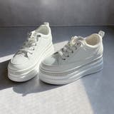 厚底 ラインストーン レースアップスニーカー | Noubel Voug Relax | 詳細画像8