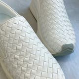 上品スニーカー 厚底 編み込みデザイン サイドゴア スリッポンスニーカー | Noubel Voug Relax | 詳細画像18 