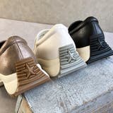 上品スニーカー 厚底 編み込みデザイン サイドゴア スリッポンスニーカー | Noubel Voug Relax | 詳細画像3 