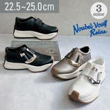 上品スニーカー メタルモチーフ 厚底スニーカー | Noubel Voug Relax | 詳細画像1 